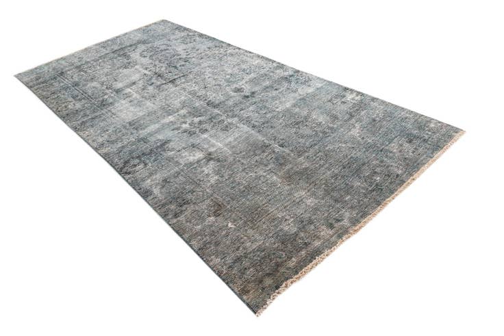Detail image of 4' 6 x 9' 2 Hand Knotted Ultra Vintage Persian Wool Runner Rug