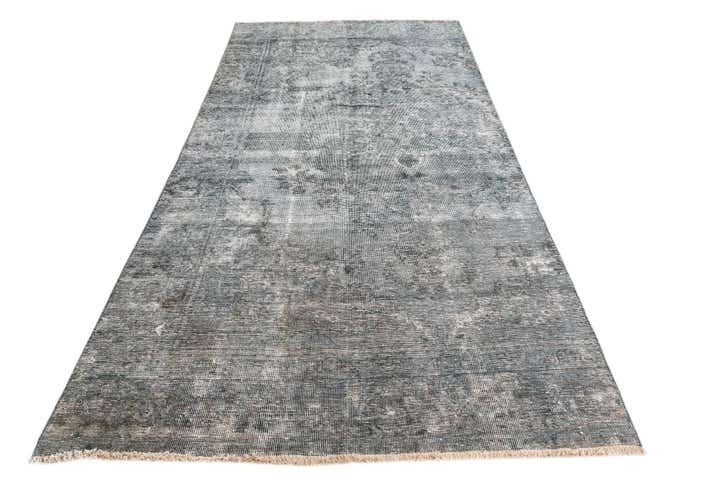 4' 6 x 9' 2 Hand Knotted Ultra Vintage Persian Wool Runner Rug