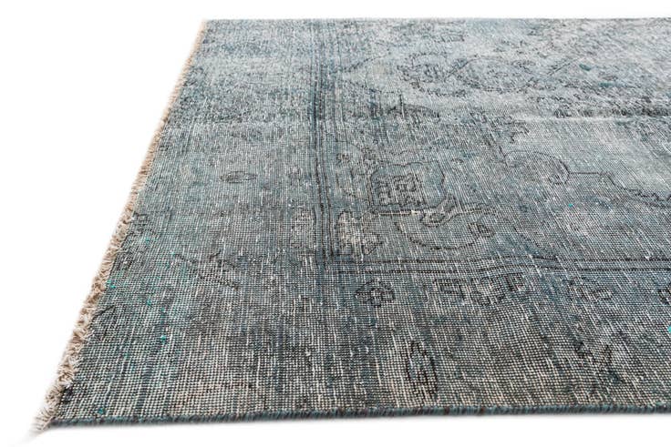 Detail image of 4' 6 x 9' 2 Hand Knotted Ultra Vintage Persian Wool Runner Rug