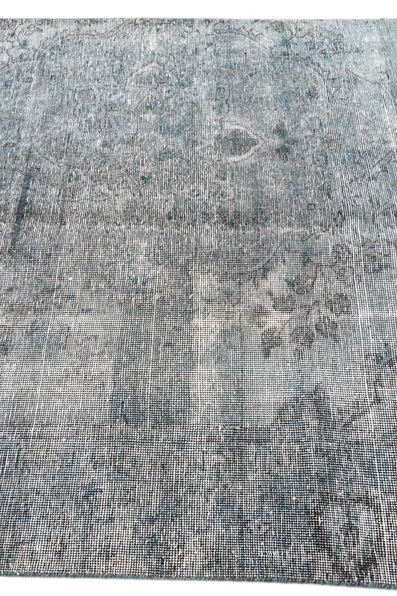 4' 6 x 9' 2 Hand Knotted Ultra Vintage Persian Wool Runner Rug
