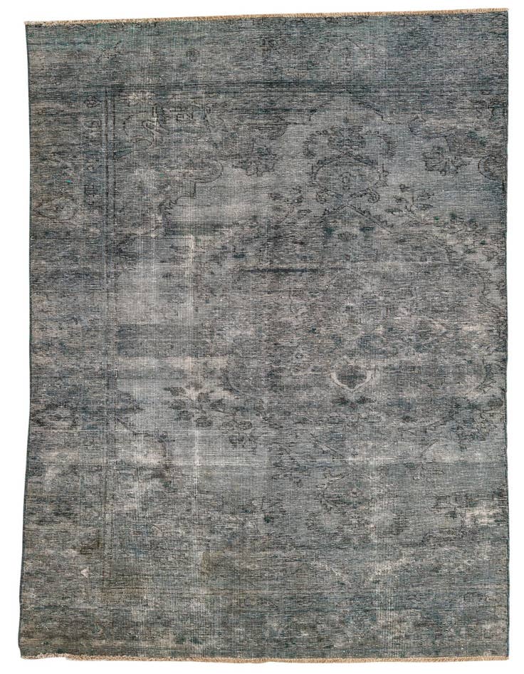 Detail image of 4' 6 x 9' 2 Hand Knotted Ultra Vintage Persian Wool Runner Rug