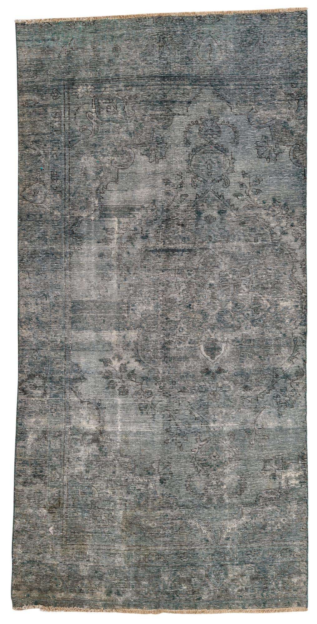 4' 6 x 9' 2 Hand Knotted Ultra Vintage Persian Wool Runner Rug