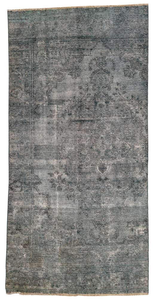 4' 6 x 9' 2 Hand Knotted Ultra Vintage Persian Wool Runner Rug