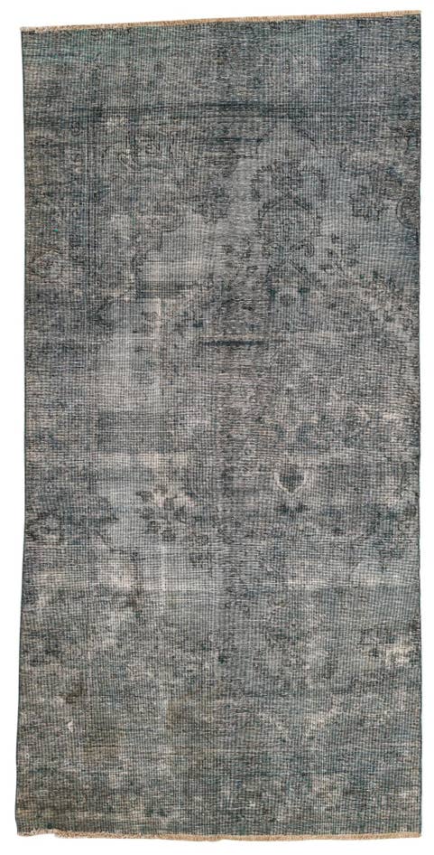 Detail image of 4' 6 x 9' 2 Hand Knotted Ultra Vintage Persian Wool Runner Rug