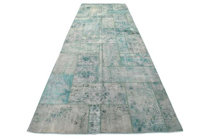 5' x 14' 11 Hand Knotted Ultra Vintage Persian Wool Runner Rug