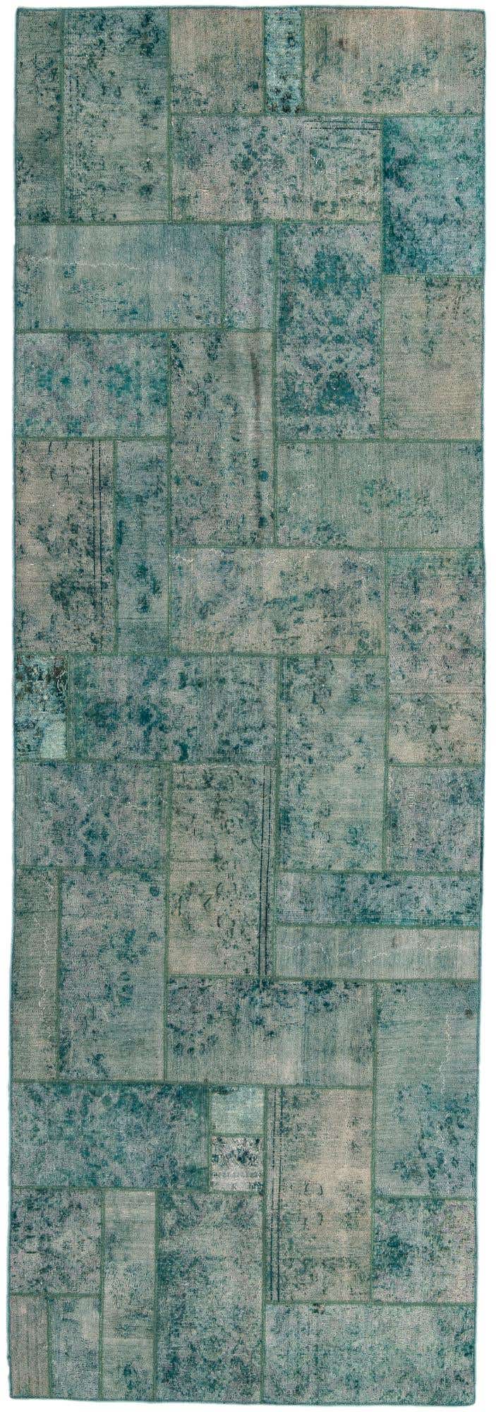 5' x 14' 11 Hand Knotted Ultra Vintage Persian Wool Runner Rug
