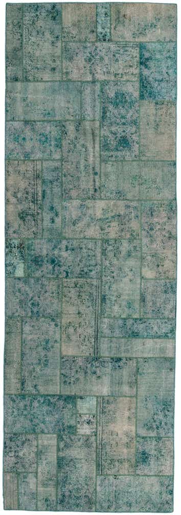 5' x 14' 11 Hand Knotted Ultra Vintage Persian Wool Runner Rug