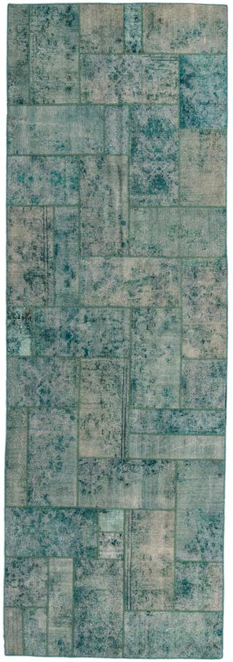 Detail image of 5' x 14' 11 Hand Knotted Ultra Vintage Persian Wool Runner Rug