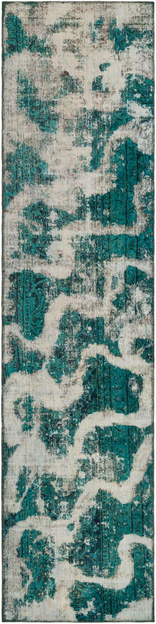 2' 6 x 10' 1 Hand Knotted Ultra Vintage Persian Wool Runner Rug