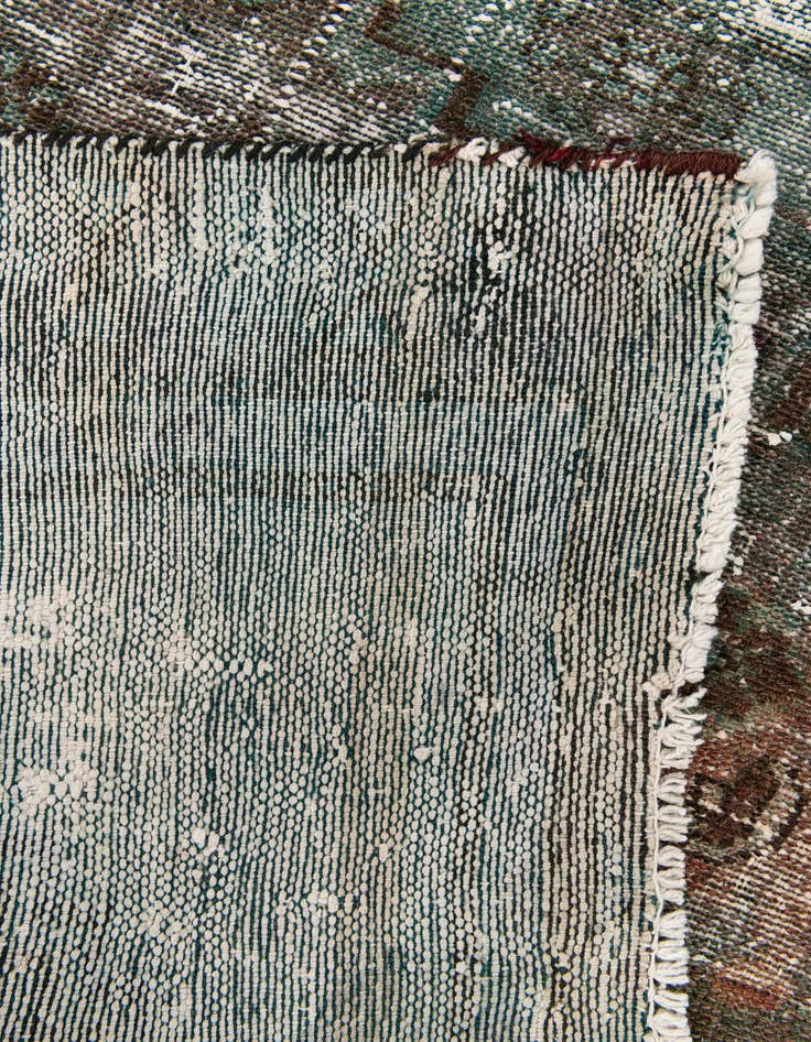 Detail image of 2' 10 x 6'  Hand Knotted Ultra Vintage Persian Wool Runner Rug