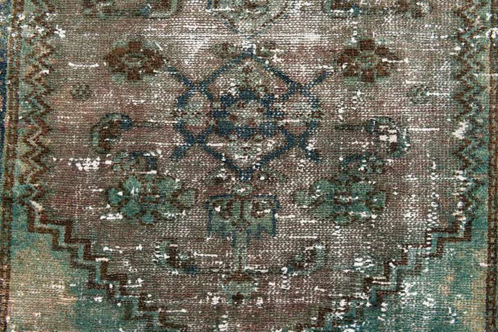 2' 10 x 6' Hand Knotted Ultra Vintage Persian Wool Runner Rug