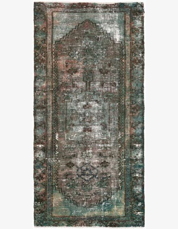 2' 10 x 6' Hand Knotted Ultra Vintage Persian Wool Runner Rug
