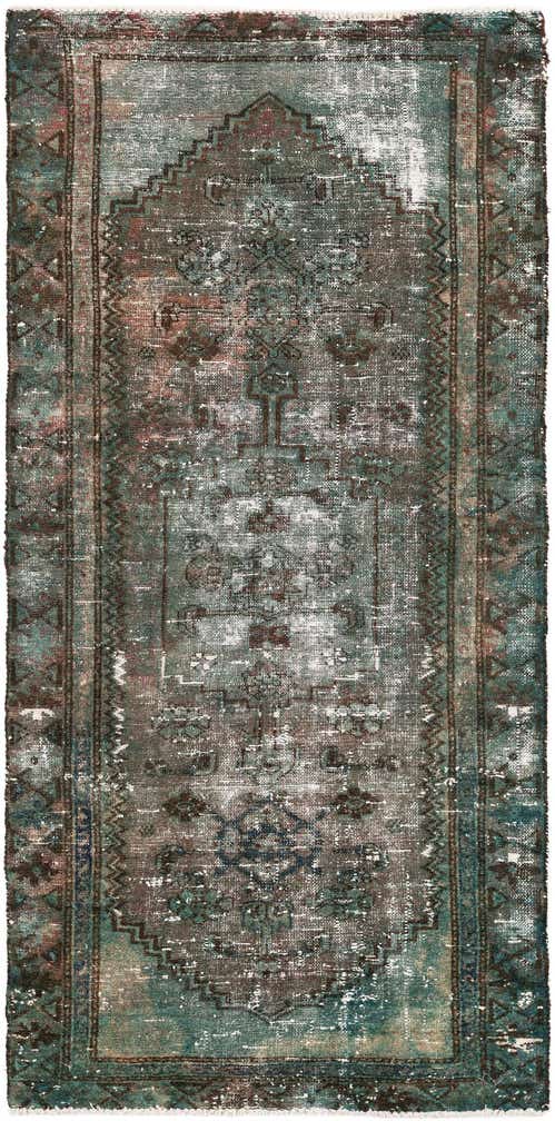 2' 10 x 6' Hand Knotted Ultra Vintage Persian Wool Runner Rug