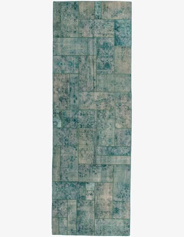 5' x 14' 11 Hand Knotted Ultra Vintage Persian Wool Runner Rug