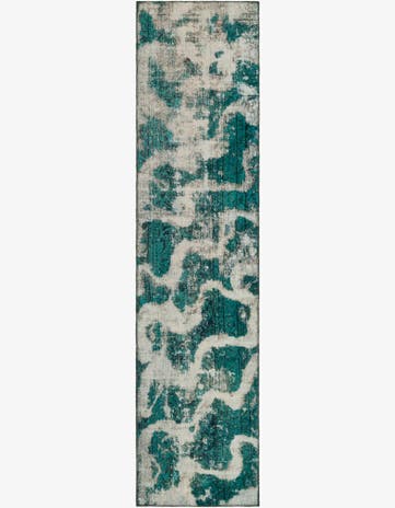 2' 6 x 10' 1 Hand Knotted Ultra Vintage Persian Wool Runner Rug