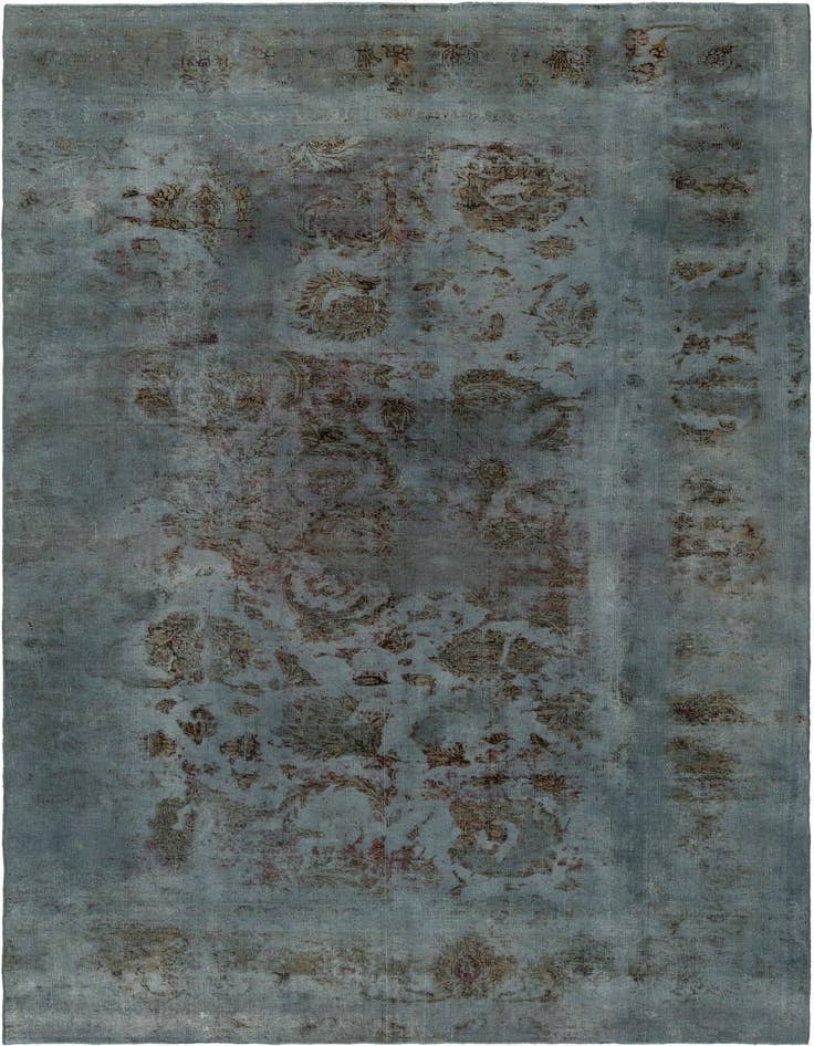 Detail image of 6' 7 x 12' 6 Vintage Royal Wool Runner Rug
