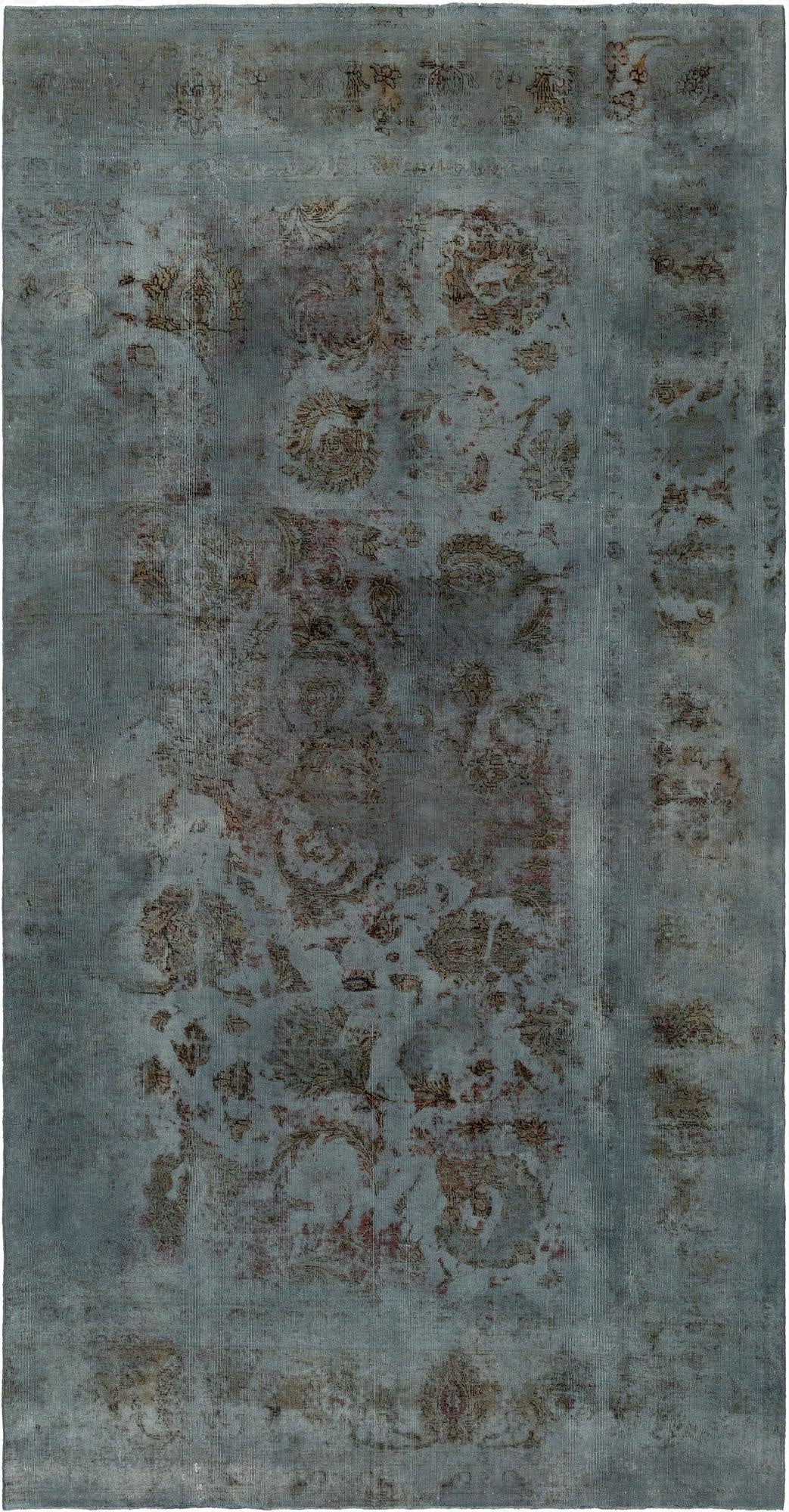 6' 7 x 12' 6 Vintage Royal Wool Runner Rug