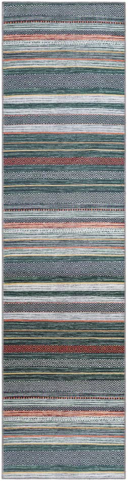 Detail image of 2' 7 x 10' Washable Yara Runner Rug