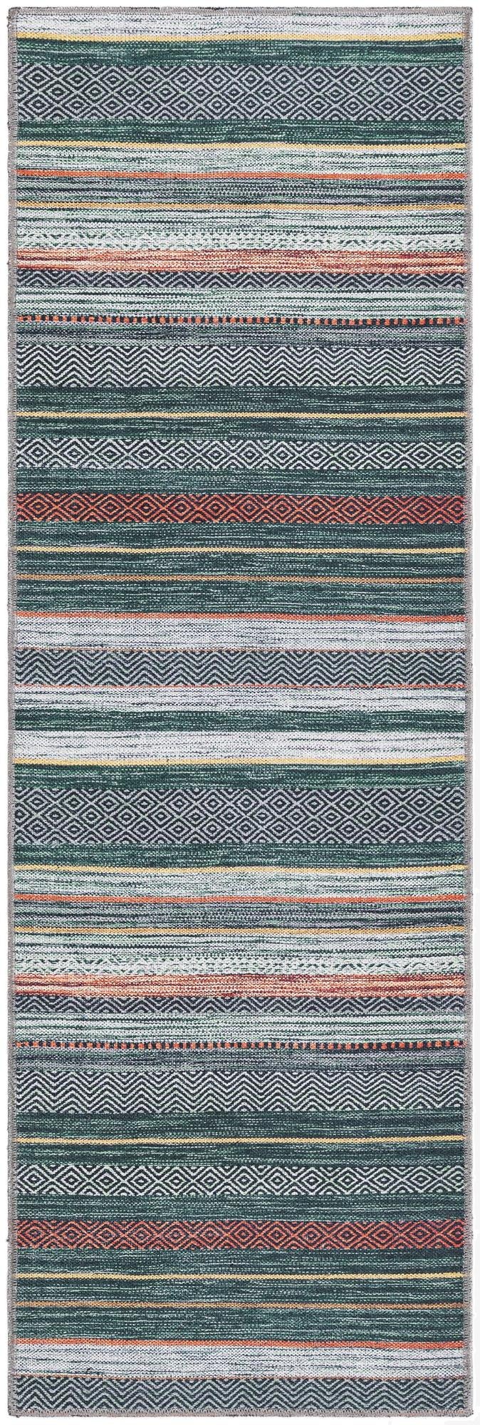 Primary image  2' x 6'  Washable Yara Runner Rug