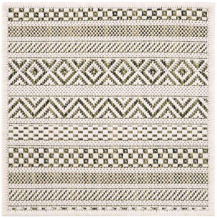 1' 4 x 1' 4 Easy-Clean Ribbon Indoor / Outdoor Sample Rug