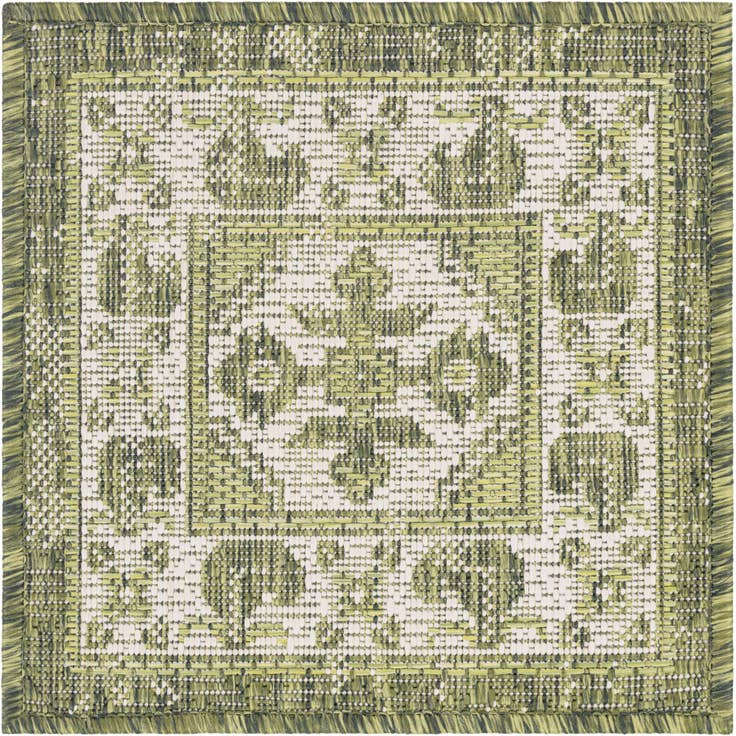 Detail image of 1' 4 x 1' 4 Easy-Clean Traditional Indoor / Outdoor Sample Rug
