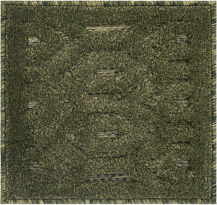 Detail image of 1' 4 x 1' 4 Easy-Clean Trellis Textured Indoor / Outdoor Sample Rug