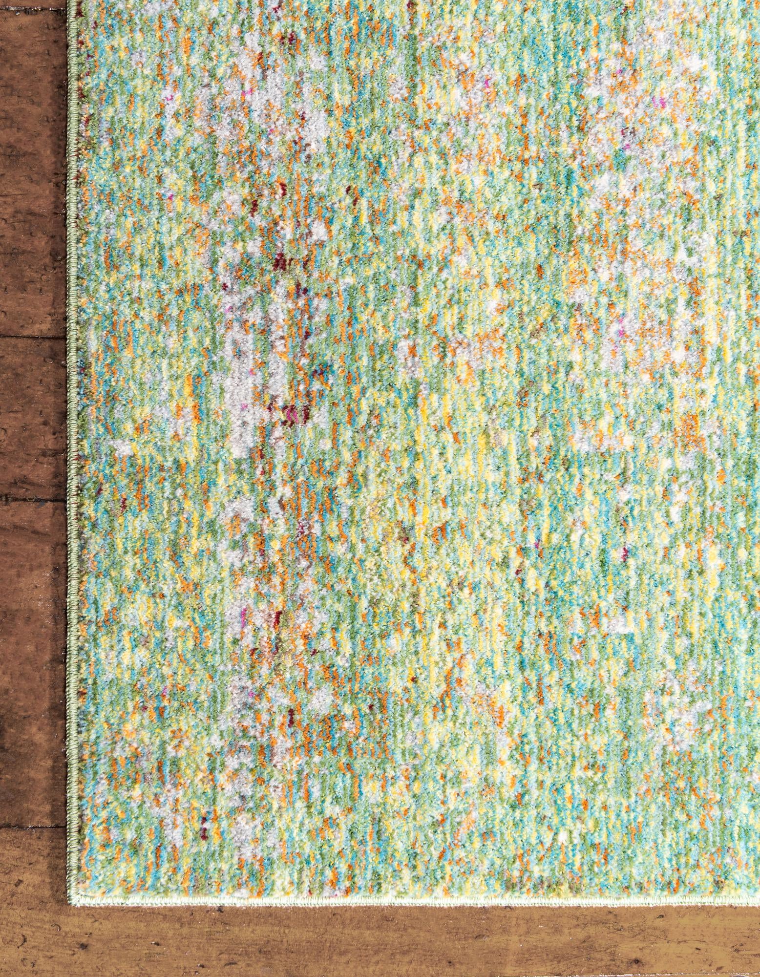 8' x 8' Aqua Square Rug
