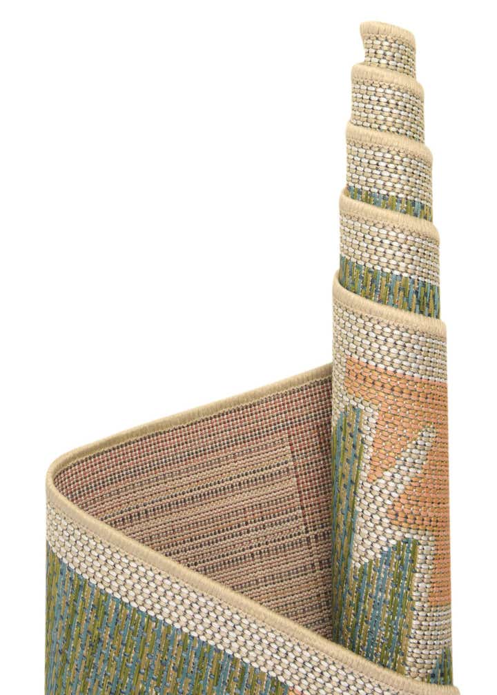 6' x 6' Easy-Clean Baja Indoor / Outdoor Square Rug