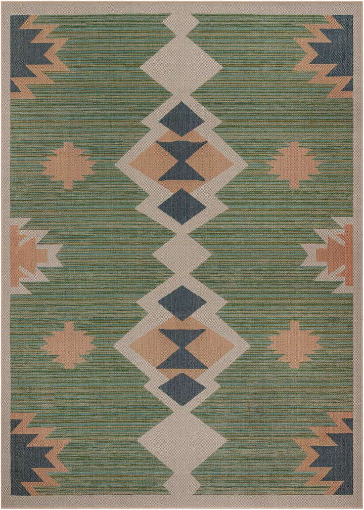 10' x 10' Easy-Clean Baja Indoor / Outdoor Square Rug