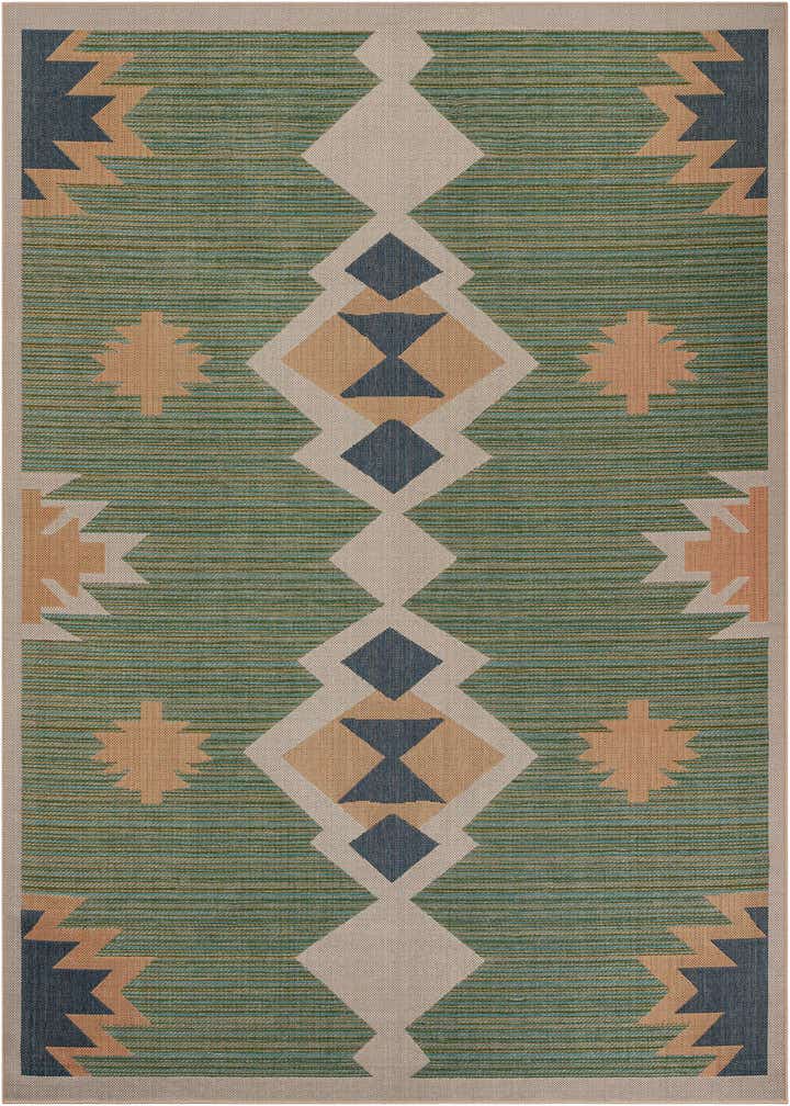 12' x 12' Easy-Clean Baja Indoor / Outdoor Square Rug