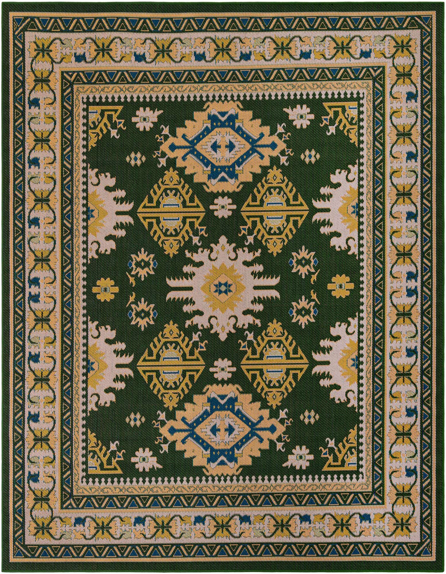 10' x 10' Easy-Clean Baja Indoor / Outdoor Square Rug