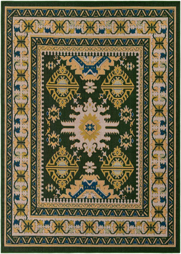 7' 10 x 7' 10 Easy-Clean Baja Indoor / Outdoor Square Rug