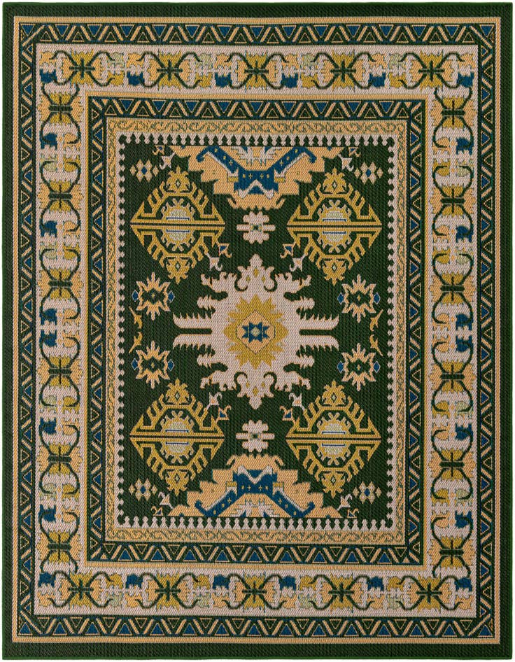 Detail image of 7' 10 x 7' 10 Easy-Clean Baja Indoor / Outdoor Square Rug