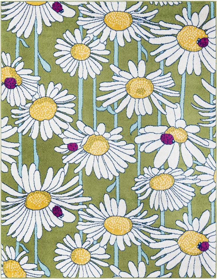 Detail image of 7' 10 x 7' 10 Bloom Square Rug