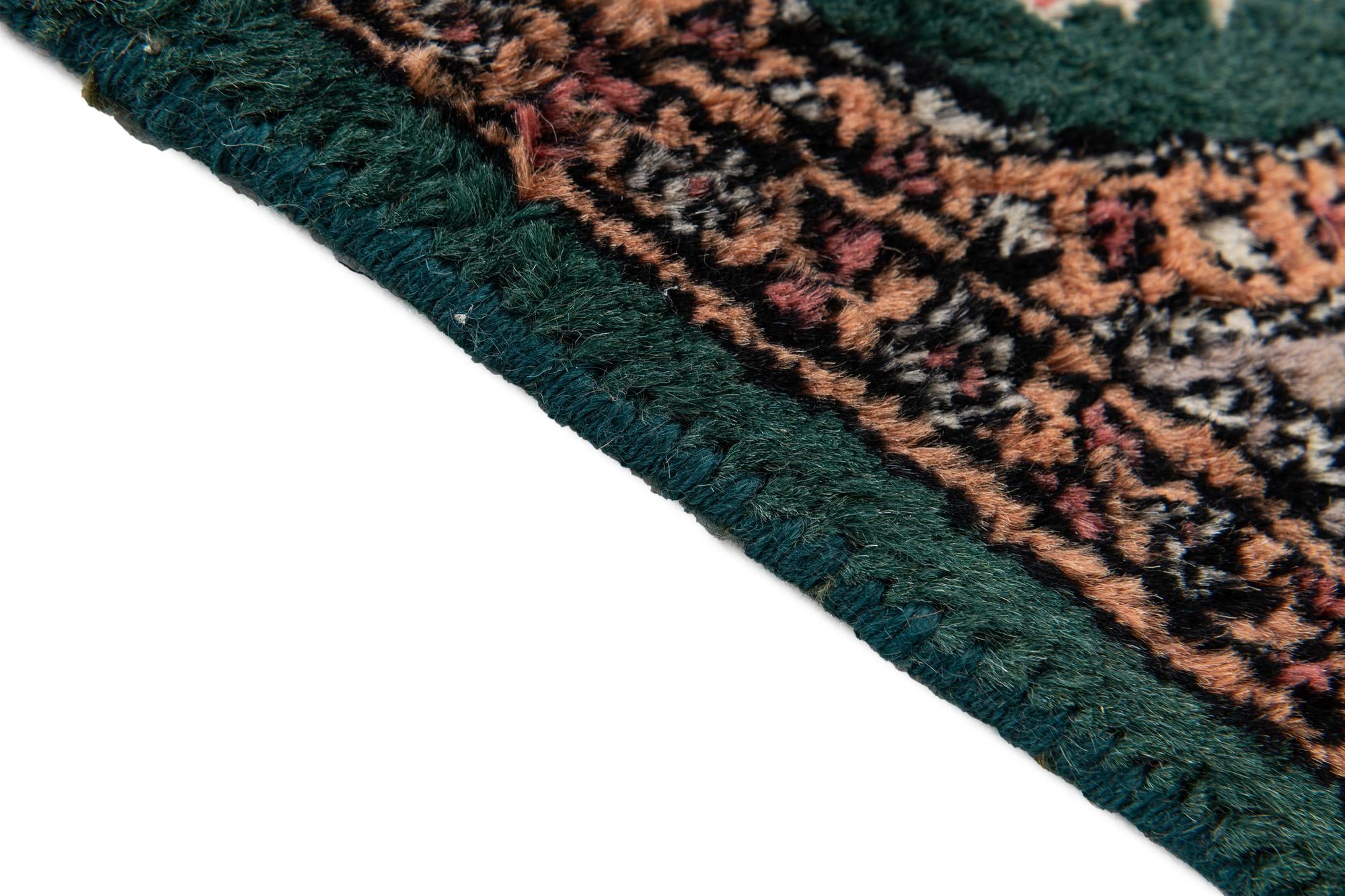 35cm x 35cm Hand Knotted Bokhara Oriental Wool Square Rug