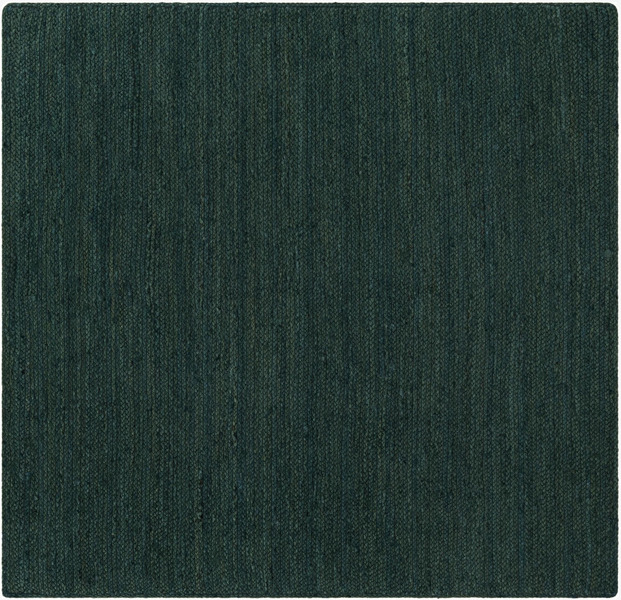 5' 3 x 5' 3  Hand Braided Jute Square Rug