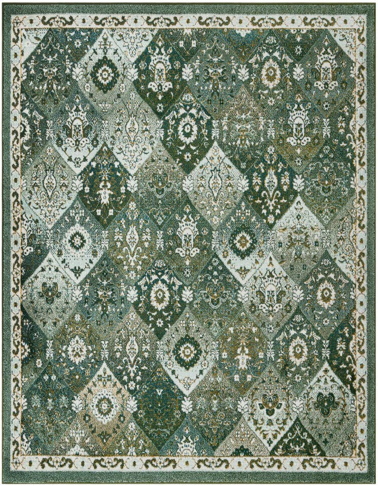 Detail image of 7' 10 x 7' 10 Carrington Square Rug