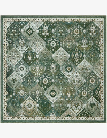 Green Carrington Square Rug