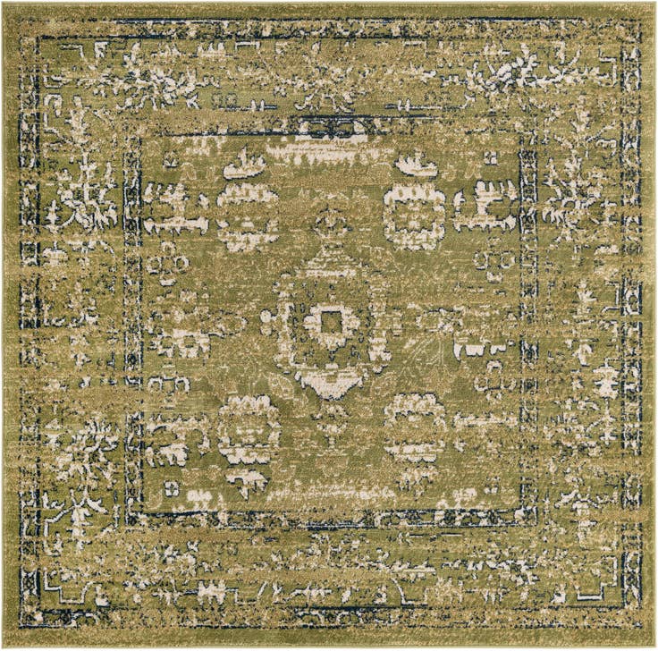 Detail image of 7' x 7' Charleston Square Rug