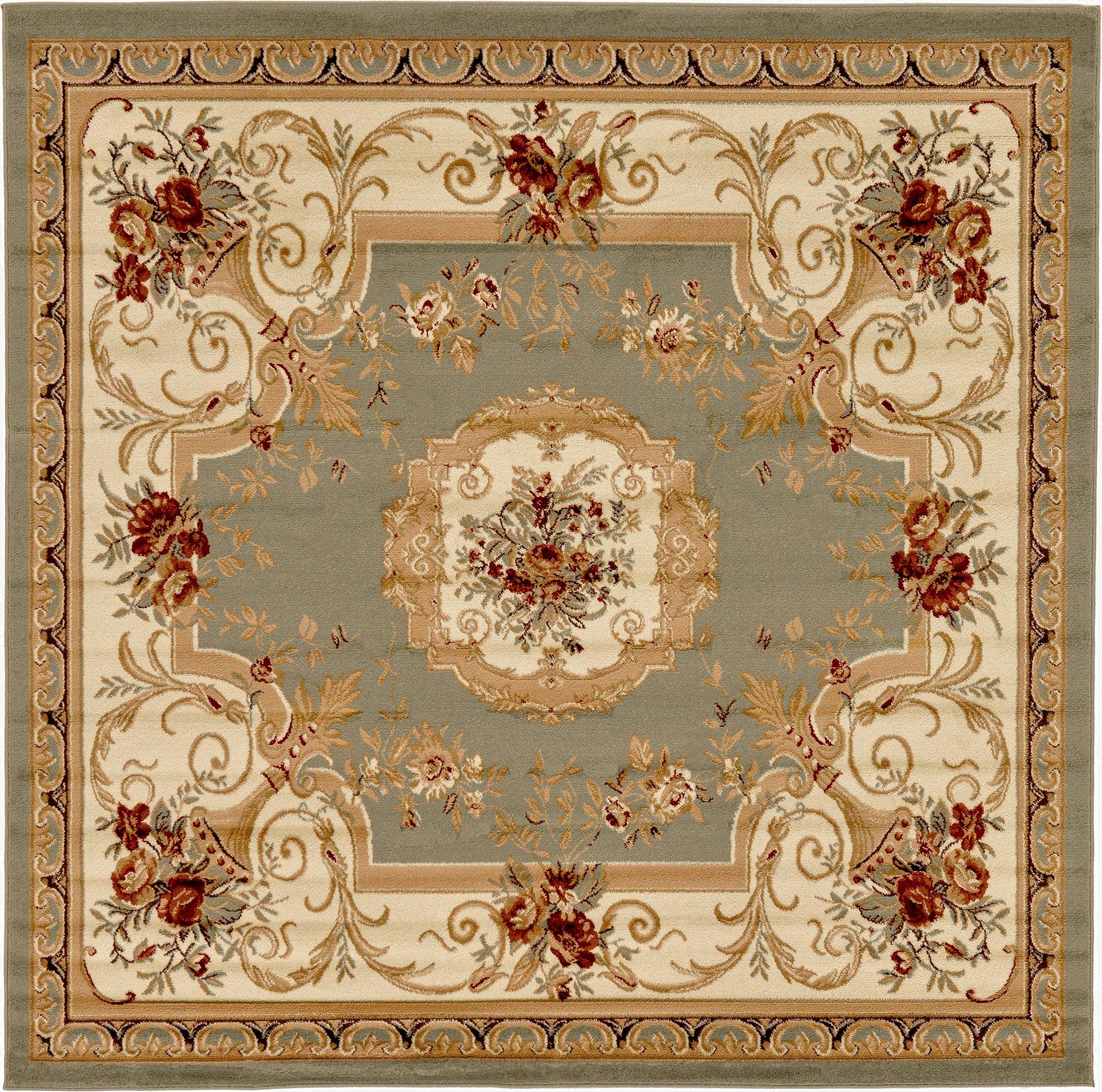 7' 10 x 7' 10 Chateau Square Rug