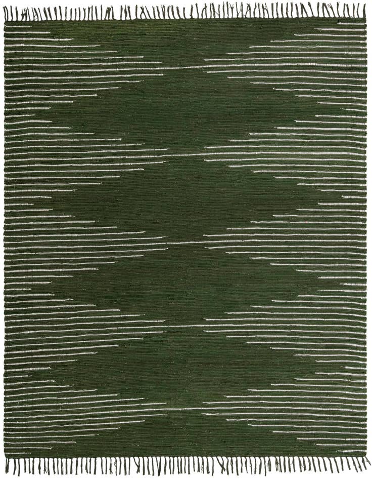 Detail image of 10' x 10' Hand Woven Chindi Cotton Square Rug