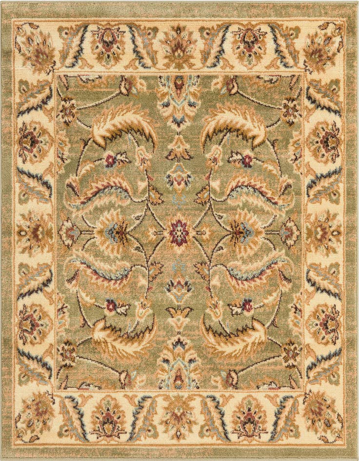 Detail image of 4' x 4' Classic Agra Square Rug