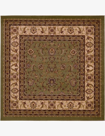 6' x 6' Classic Agra Square Rug