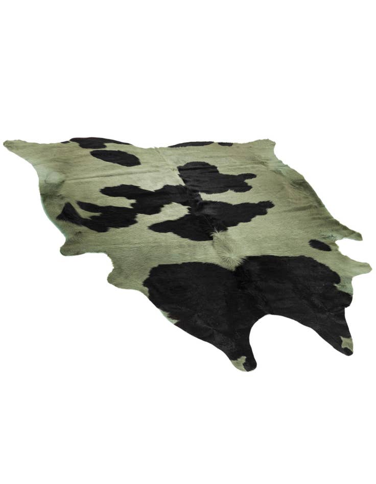 Detail image of 5' 8 x 5' 11 Cowhide Leather Square Rug