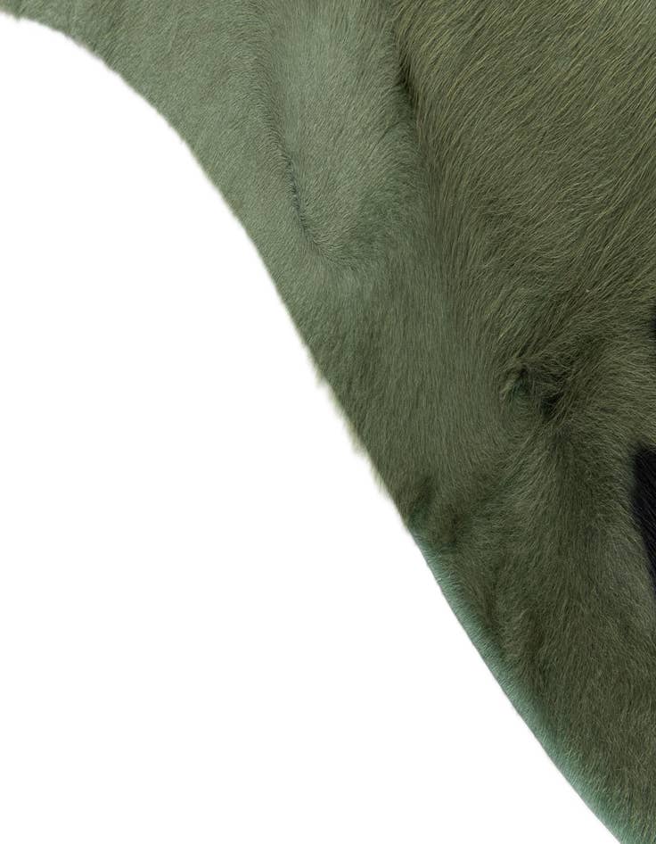 Detail image of 5' 8 x 5' 11 Cowhide Leather Square Rug