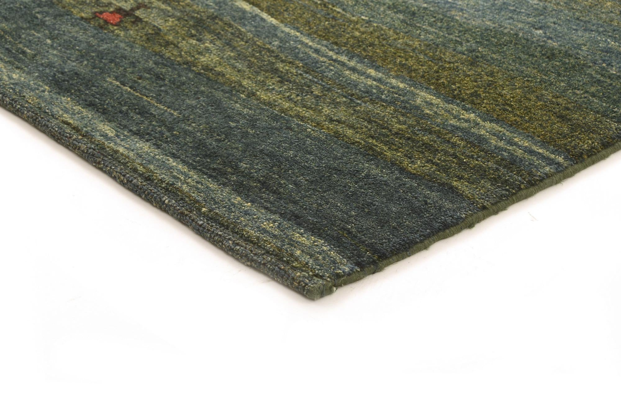 4' 6 x 4' 7 Gabbeh Shouli Square Rug
