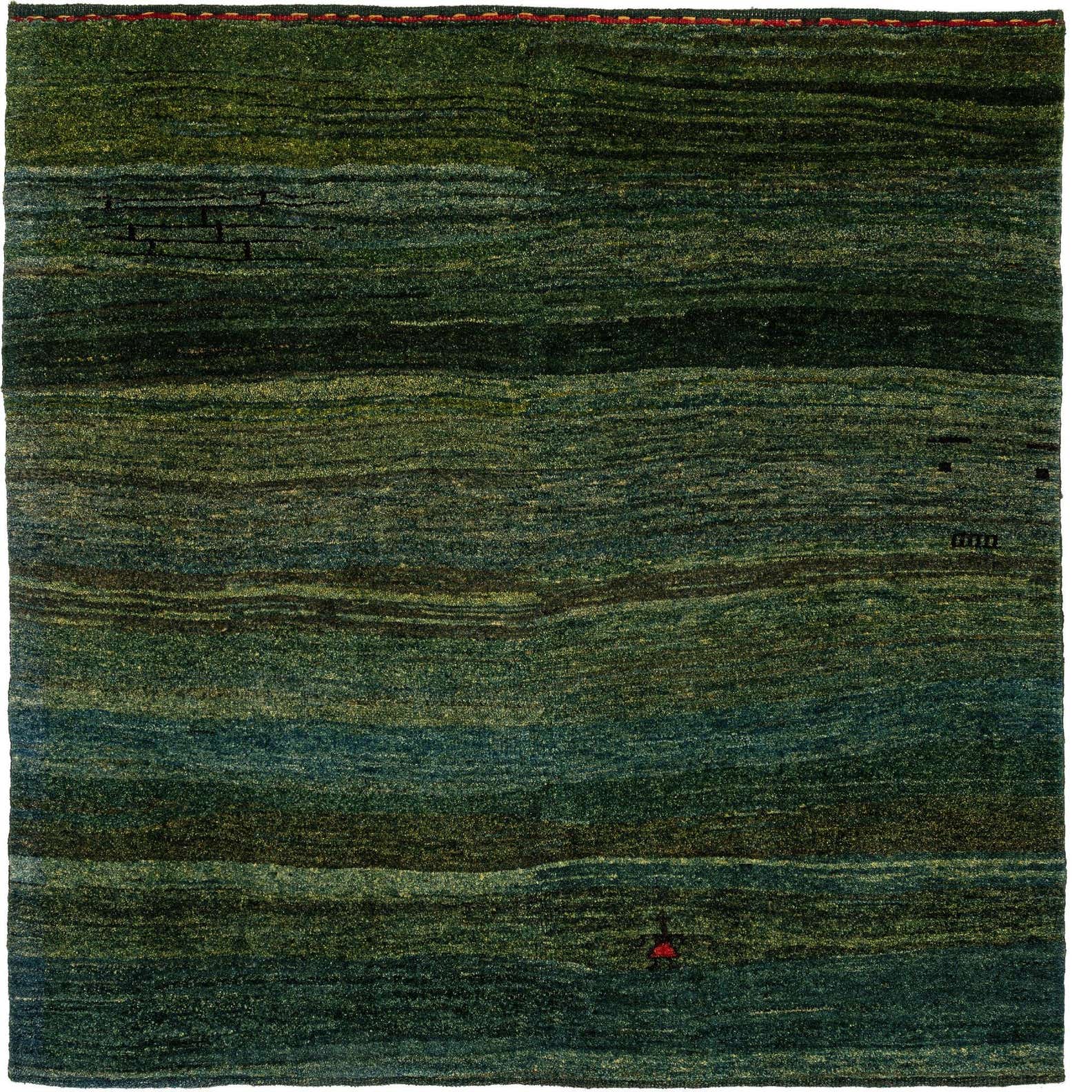 4' 6 x 4' 7 Gabbeh Shouli Square Rug