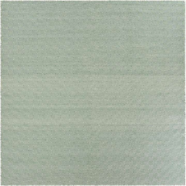 10' x 10' Hand Woven Geo Trellis Flatweave Square Rug