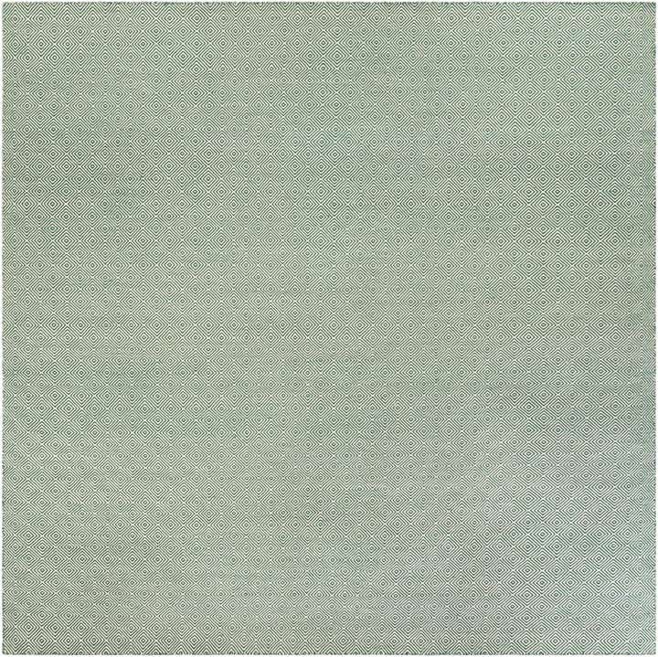 12' x 12' Hand Woven Geo Trellis Flatweave Square Rug