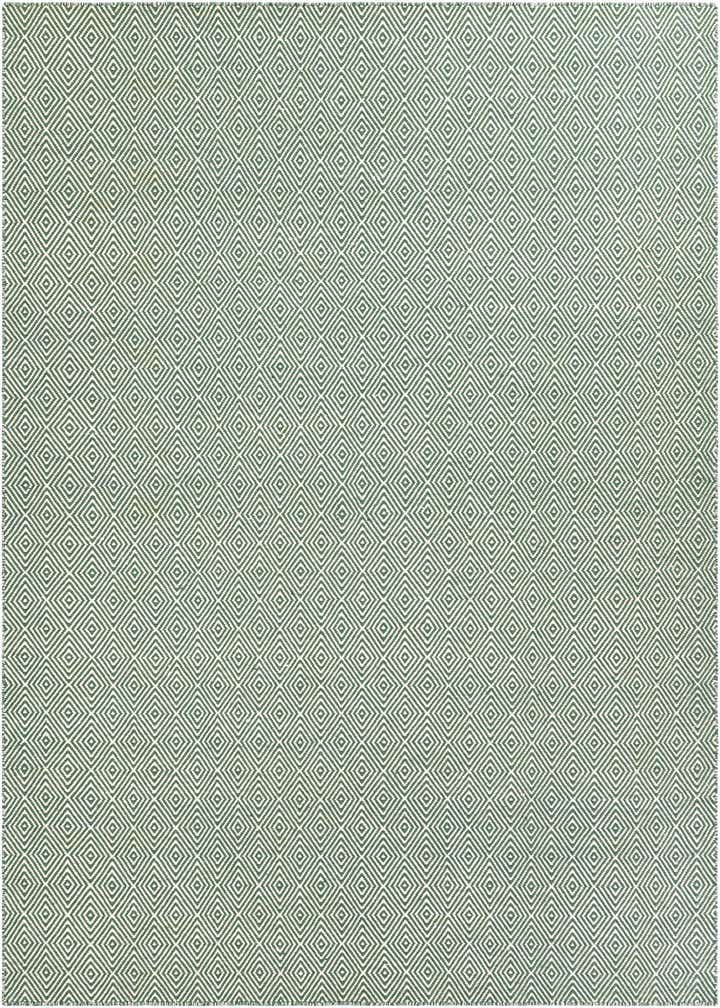 7' 10 x 7' 10 Hand Woven Geo Trellis Flatweave Square Rug